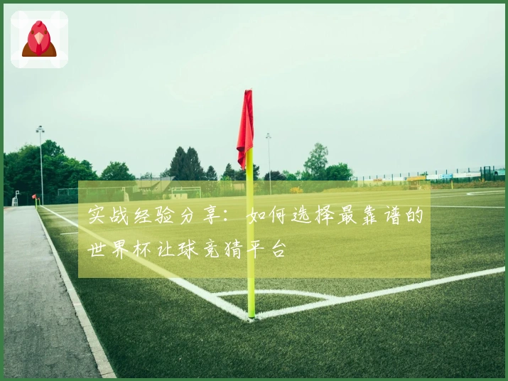 实战经验分享：如何选择最靠谱的世界杯让球竞猜平台