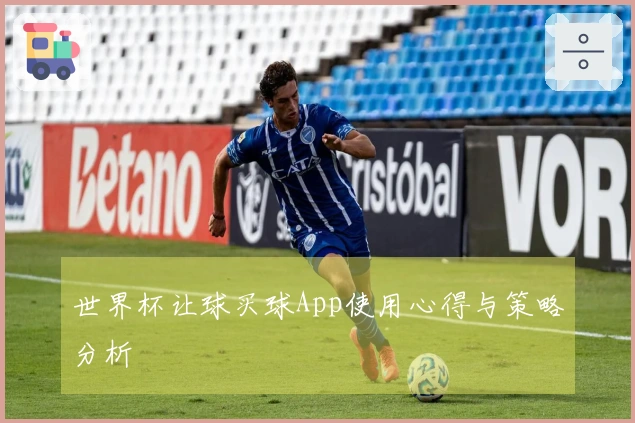 世界杯让球买球App使用心得与策略分析